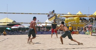 Volleyball passing beach techniques