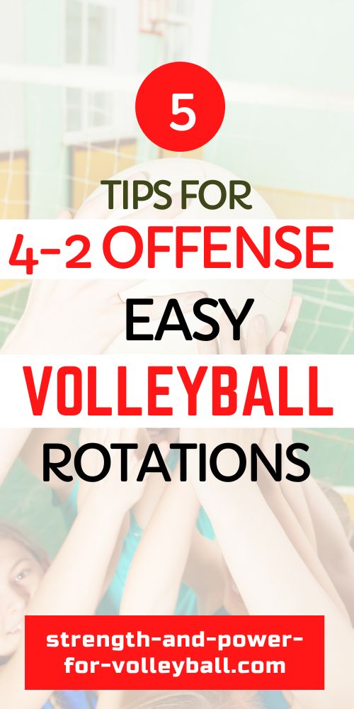 Tips for 4-2 Offense Easy Volleyball Rotations