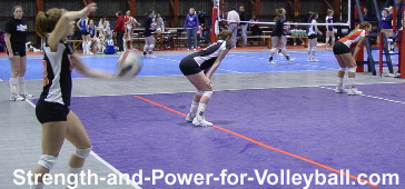 Volleyball techniques for serving floaters